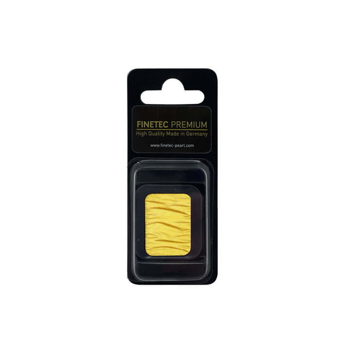 Finetec Pastille d'aquarelle métallique Or à Haute Réflectivité Finetec Pastille d'aquarelle métallique Or à Haute Réflectivité